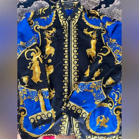 versace shirt 2pac|Versace long sleeve t shirts.